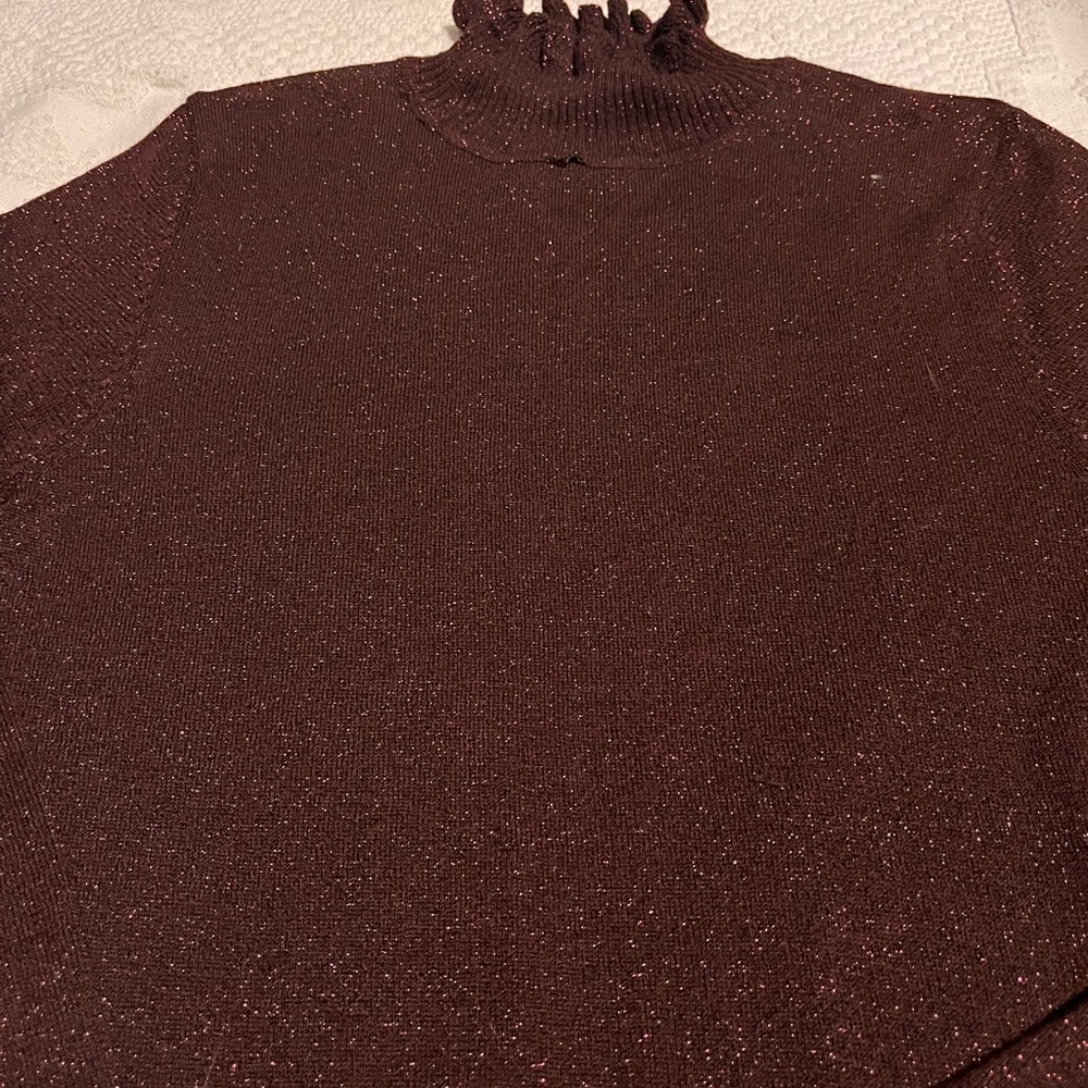 Sparkling Burgundy Sweater - Picture 5 of 5